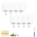 2er-Set Eisformen, 4 Vertiefungen für Eis am Stiel, wiederverwendbare Eisformen...