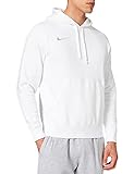 Nike Mens M NK FLC PARK20 PO Hoodie Sweatshirt, White/White/Wolf Grey, M