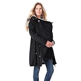 Umstandsjacke Mit Babyeinsatz, Umstands Baumwolljacke 3 In 1 Winter Knielanger...