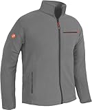 ACE Fleece-Jacke - warme Outdoor-Jacke für Männer - Herren-Jacke ohne Kapuze -...