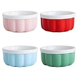 Creme Brulee Schälchen,Bootoow 4x Souffle Förmchen Aus Keramik,Creme Brulee...
