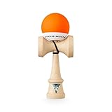 KROM Kendama POP Rubber Orange - aus zertifiziertem Buchenholz - Hohe...