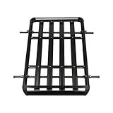 KKVUIIFF Dachgepäckträger, 160x100cm Universal Dachträger, Aluminium Korb...