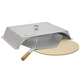 BBQ-Toro Edelstahl Pizzaaufsatz für Gas- und andere Grills | Pizzahaube mit...