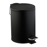 Relaxdays Kosmetikeimer, 5 Liter, Absenkautomatik, entnehmbarer Inneneimer,...