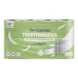 by Amazon ECO Toilettenpapier, 3-lagig 100% Recycelt, 8 Rollen (8 Rollen, 1-er...