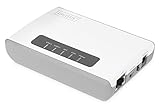 DIGITUS Wireless 300N Multifunction Network Server 2-Port, USB2.0, Network USB...