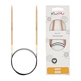 KnitPro Basix Birch Rundstricknadel, 80 cm Länge x 3.50 mm Stärken