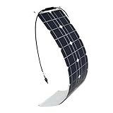 50W Flexibles Solar Panel Monokristallines Solarpanel 18V Solarmodul für...