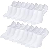 Toes Home Sneaker Socken Damen Füsslinge Herren 8 Paar, Bambus Füßlinge...