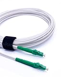 Elfcam® - 15m LWL Glasfaser-Kabel LC/APC auf LC/APC Stecker, Kompatibel mit...