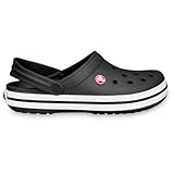 Crocs Unisex Crocband Clog, Schwarz, 11 Damen/9 Herren, Schwarz, 42/43 EU