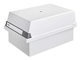 HAN Karteikasten DIN A5 quer - attraktives Design für bis zu 1300 Karten mit...