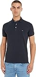 Tommy Hilfiger Herren Poloshirt Kurzarm 1985 Slim Fit, Blau (Desert Sky), M