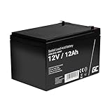 Green Cell AGM 12V 12Ah Akku VRLA Blei-Batterie Bleiakku Ersatzakku Gelakku...