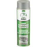 Boll 500 ml Lack Lackspray Kunststofflack Stoßstangenlack Sprühdose HELLGRAU...