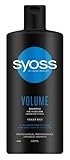 Syoss Professional Performance Shampoo - Volume - für feines, kraftloses Haar -...