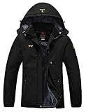 YSENTO Damen Winterjacke Wasserdicht Skijacke Outdoor Softshelljacke Warm...