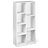 Amazon Basics Bücherregal mit 7 Fächern, Büroregal, Wohnzimmer, Schlafzimmer,...