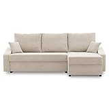 Ecksofa Dorma mit schlaffunktion, einfacher Aufbau, modernes Design,...