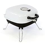Mini Koffer-Grill Holzkohlegrill für Garten Terrasse Camping Festival Picknick...