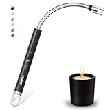 VEHHE Lichtbogen Feuerzeug Elektrisch, USB Aufladbares Elektro LED-Display...