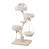 Fudajo Designer Kratzbaum in Zweigdesign 130 cm hoch, Katzenkratzbaum mit...