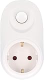 UNITEC 47535 Zwischenstecker mit Dimmer, Steckdosendimmer für Glühlampen und...