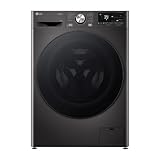 LG W4WR7096YB, Klasse D, Frontlader-Waschtrockner 9 - 6 kg, 62 x 60 x 85 cm,...