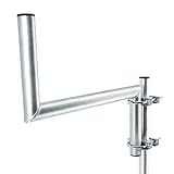 SkyRevolt Z-Ausleger 50 cm Rohr 48 mm mit Zahnschellen Geländer-Ausleger...