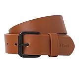 JACK&JONES Herren JACIVAN Belt Synthetikgürtel, Cognac, 105