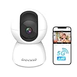 CiKiKWXO 2.4/5GHz Überwachungskamera Innen WLAN mit 2K (3MP) Kamera...