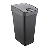 keeeper Premium Abfallbehälter mit Flip-Deckel, Soft Touch, 45 l, 40 x 30 x...