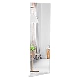 COSTWAY 110x38cm Ganzkörperspiegel Wandspiegel Türspiegel Hängespiegel...
