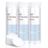 MSQ 100% Reine Wattepads 300pcs Makeup Wattepads Hypoallergen Baumwollwattepads...