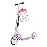 HUDORA BigWheel Scooter 205 - Stabiler Aluminium-Roller - Höhenverstellbarer &...