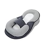 Tivezlor Babykeil für Schlafkissen, Memory Foam-Stützkissen für Säuglinge...
