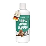 Petsly® Floh & Zeckenmittel für Hunde -500ml - Flohshampoo Hund & Zeckenschutz...