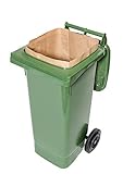 240 Lt. kompostierbare Papiersäcke für Biotonnen, 1-lagig, reißfest &...