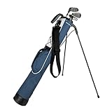 Orlimar Pitch 'n Putt Golf-Tragetasche, leicht, kariert, Polyazurblau