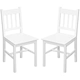 HOMCOM Esszimmerstuhl, 2er Set Küchenstühle, Küchenstuhl, Wohnzimmerstuhl mit...