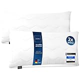 LILENO HOME Kopfkissen 40x80 cm [2er Set] HART mit 650g Kissen-Füllung - Bett...