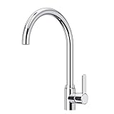 Wasserhahn KüChe Mischbatterie KüChe für Warm und Kaltwasser Doppelrohr...