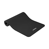 Hochwertige Yogamatte für Pilates, Fitness und Yoga REBEL ACTIVE RBA-3150-BK;...