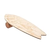 HORST DIY-Kit Balance Board 2.0 mit Korkrolle & flexiblem Holzboard –...