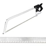 Wiltec XL Knochensäge 43cm Sägeblatt, Handsäge zum sägen von Knochen für...