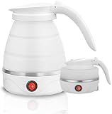 Tragbarer faltbarer Elektrischer Wasserkocher, Mini Silikon Reisewasserkocher...