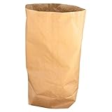 VEPATIM 25 Papiersäcke Papierbeutel kompostierbar 70L | 550x850+200mm 2-lagig...