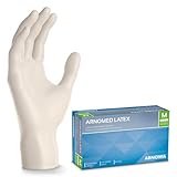 100x ARNOMED Einweghandschuhe M, Latexhandschuhe Weiß (1x100 Stück),...
