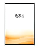 RAWWEST.BIS Alu Bilderrahmen 70x100cm Plakatrahmen Alurahmen mit Plexi Rahmen...